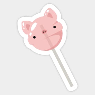 Pig lollipop Sticker